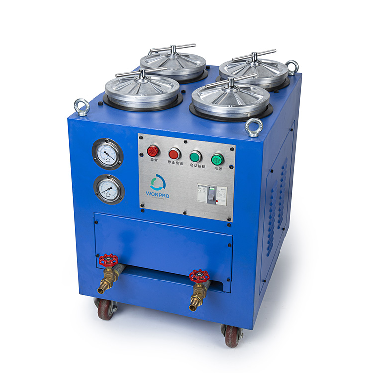 Mobilní olejový filtrační stroj 4R Water Glycol Oil