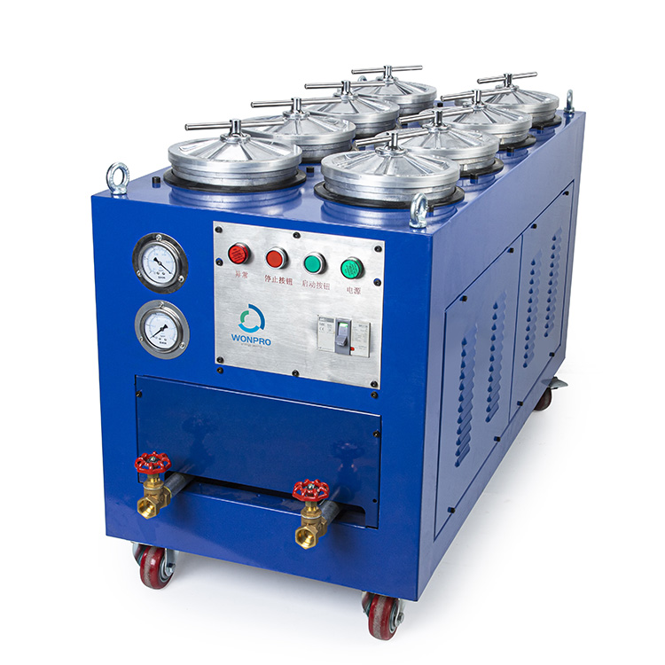 Mobilní olejový filtrační stroj 8R Water Glycol Oil